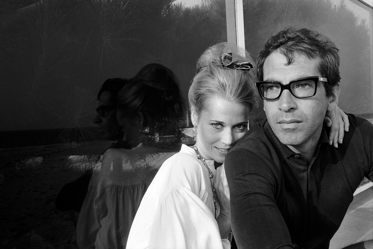 Jane Fonda and Roger Vadim, Malibu. 1965