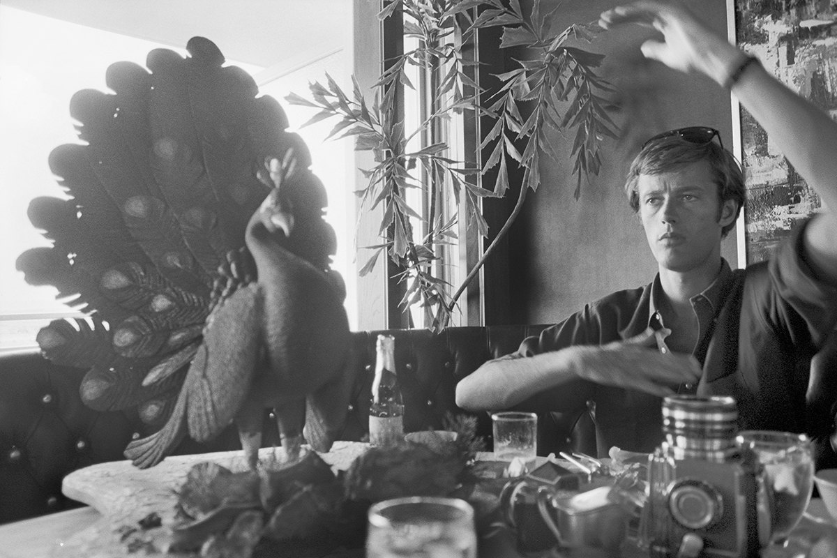 Peter Fonda with Peacock. 1965