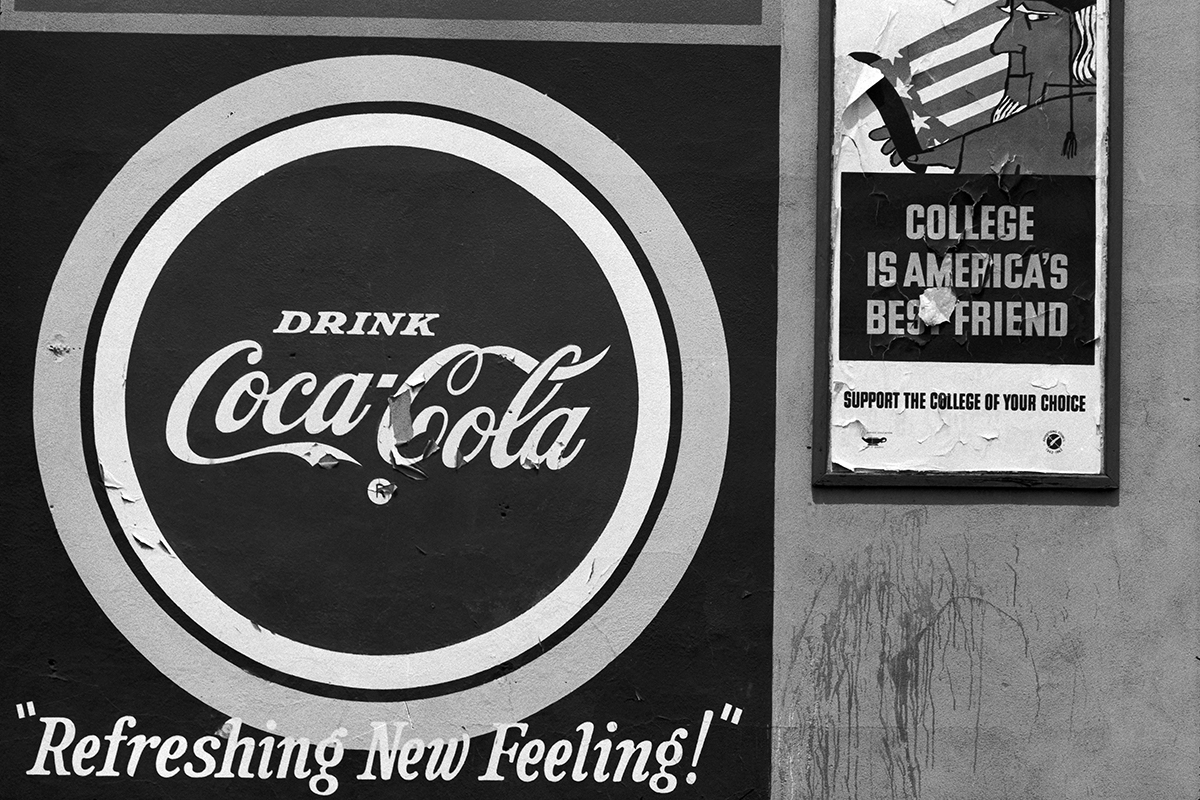 Coca Cola sign. 1961 - 67